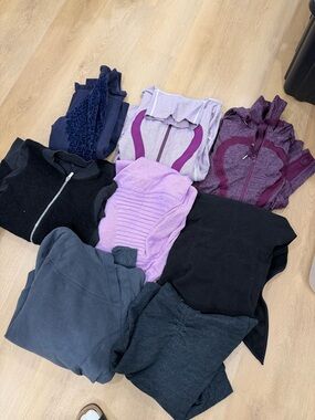lululemon athletica Purple & Black Activewear Mix